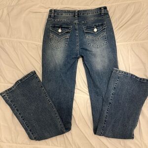 SHEIN Blue Boot Cut Women's Jeans